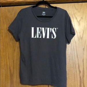 Levi’s Grey T-shirt with Sparkly Levi’s Logo